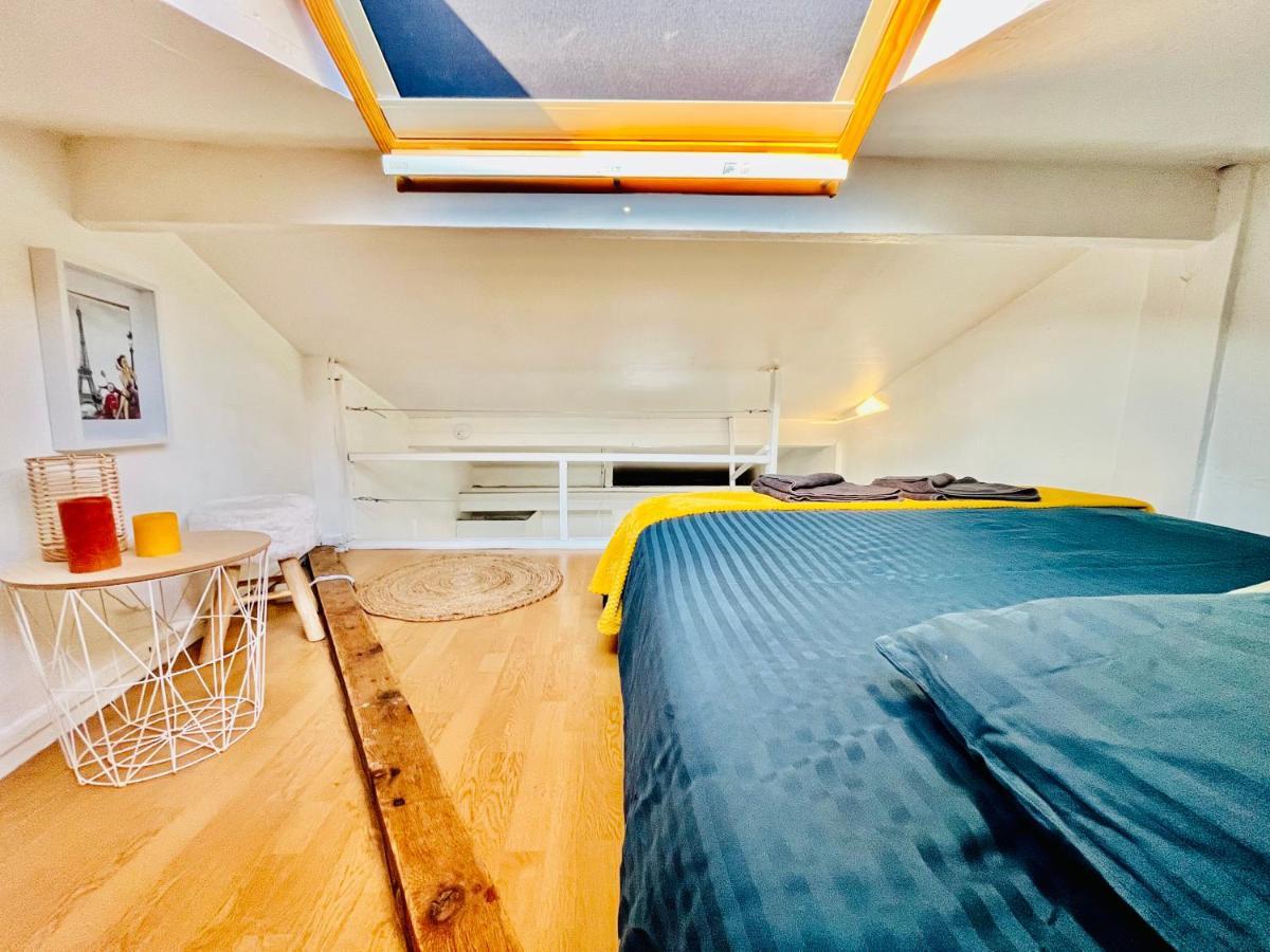 Parc Buttes Chaumont - Studio Mezzanine Paris Apartment Luaran gambar